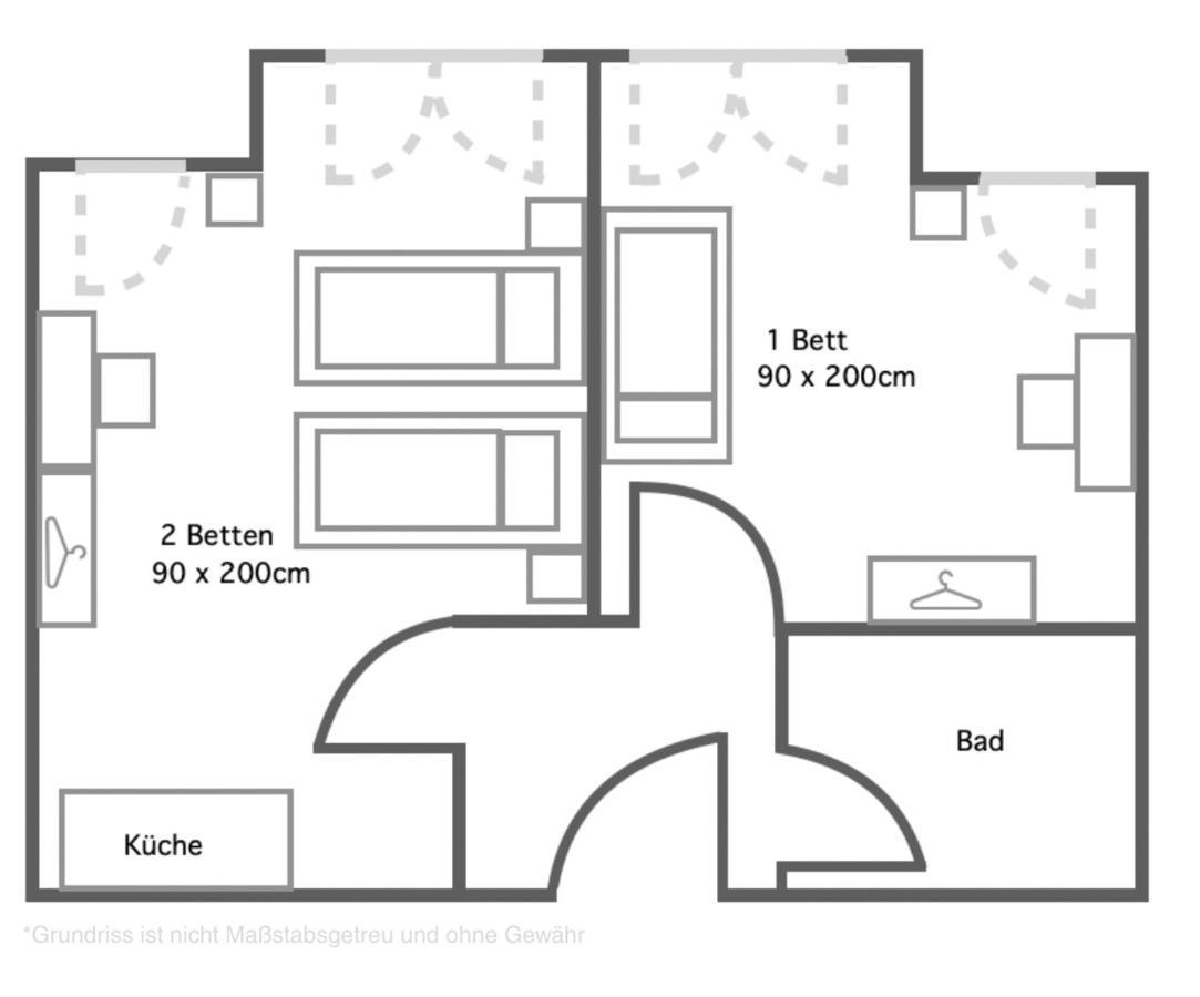 2 Zimmer Apartment Mit Bis Zu 4 Einzelbetten In Der Land Of Living Kelheim Εξωτερικό φωτογραφία